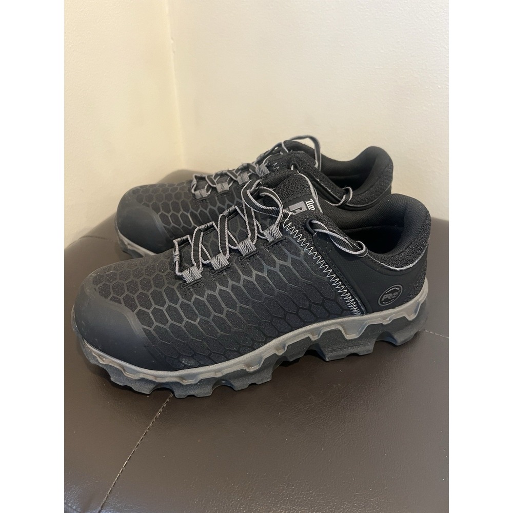 TIMBERLAND PRO WOMEN'S BLACK Anti Fatigue Alloy Safety Toe Sz 8